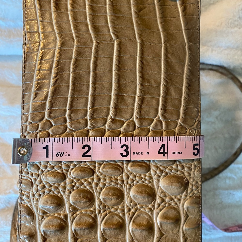 Brahmin Beige Croc-Embossed Handbag - Picture 8 of 8
